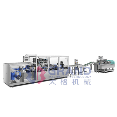 GGS-240 P10 Automatic Plastic Food Ampoules Large-Dose Reagent Filling Weighing Boxing And Packing Line